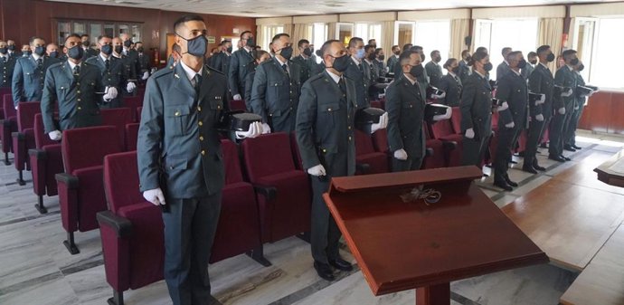 La Guardia Civil en Huelva incorpora a 73 nuevos agentes en formación que reforzarán la plantilla.