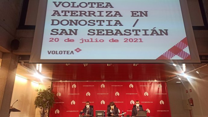 Presentación de las conexiones entre San Sebastián, Menorca y Mallorca con Volotea.