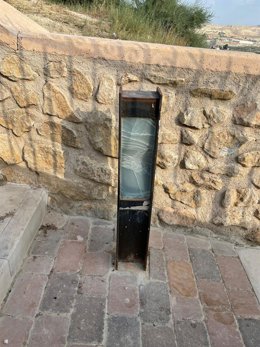 Imagen de la situación en la que ha quedado la iluminación