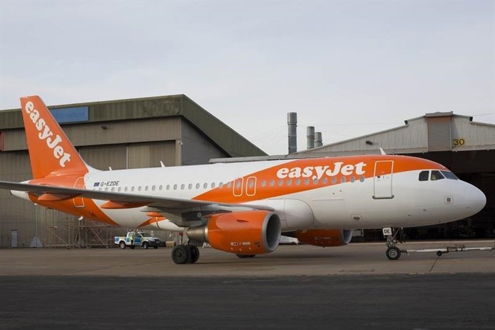 Archivo - Avión de easyJet