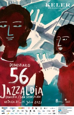 Cartel del 56 Jazzaldia de San Sebastián.