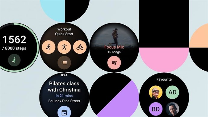 Archivo - Recurso Tiles de Google para WearOS