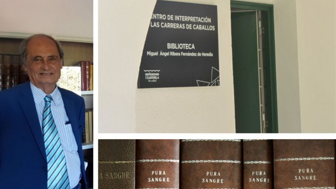 Miguel Ángel Ribera Fernández de Heredia, propietario, criador, entrenador y periodista que ha dedicado toda una vida a las carreras de caballos.