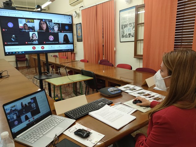 Un momento de las jornadas sobre el teletrabajo organizadas por CCOO con apoyo de la Diputación de Córdoba.