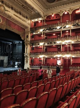 Visita al Teatro Arriaga en el marco del festival Open House Bilbao.