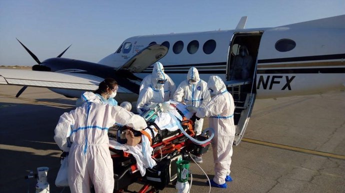 Traslado del paciente de Menorca a Son Espases.