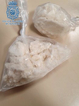 Archivo - Imagen de archivo de cocaína intervenida por la Policía Nacional