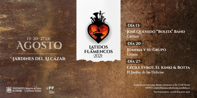 Imagen promocional del ciclo 'Latidos Flamencos'.