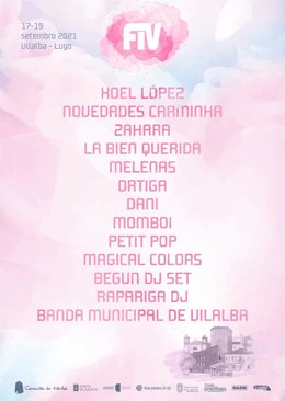 Cartel del FIV de Vilalba de 2021