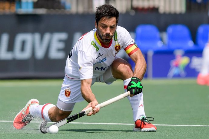 Archivo - Miguel Delas of Spain during the 2021 Euro Hockey Championships, field hockey match between Spain and France on June 11, 2021 at Wagener Stadion in Amstelveen, Netherlands - Photo Gerrit van Keulen / Orange Pictures / DPPI