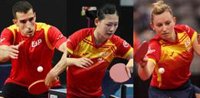 Robles, Xiao y Dvorak buscan dar un pase adelante para el tenis de mesa español