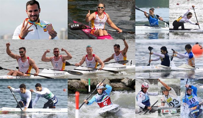 Saúl Craviotto, Teresa Portela, Isabel Contreras, Antía Jácome, Carlos Arévalo, Marcus Cooper Walz, Rodrigo Germade, Paco Cubelos, Iñigo Peña, Tano García, Pablo Martínez, Maialen Chourraut, Ander Elosegi, Núria Vilarrubla y David Llorente