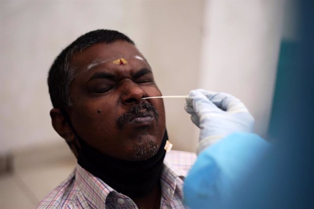 Prueba de coronavirus en India