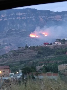 Imagen del incendio 