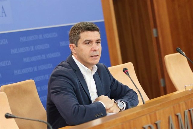 El portavoz de Cs en el Parlamento de Andalucía, Sergio Romero