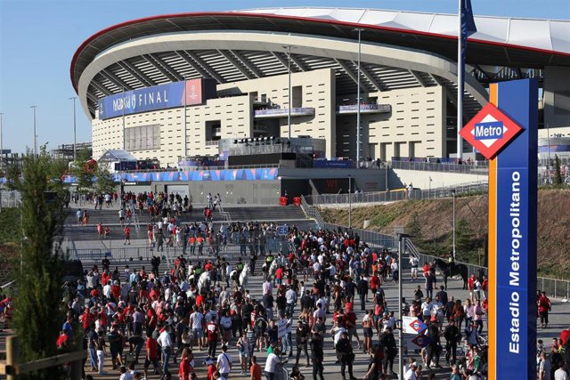 Archivo -  Estadio Wanda Metropolitano de Madrid.
