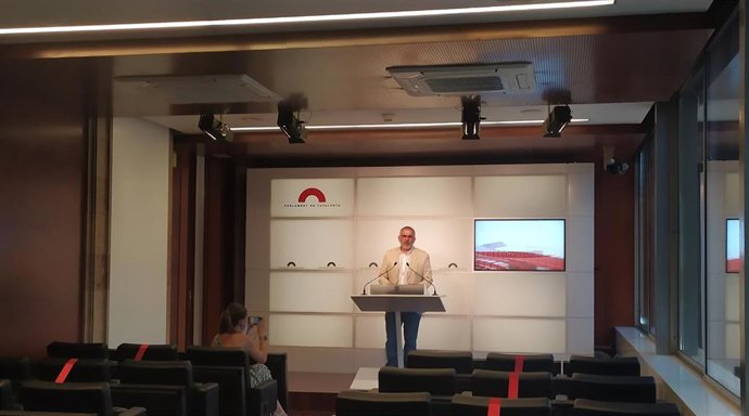 El líder de Cs en Catalunya, Carlos Carrizosa, en una foto de archivo.