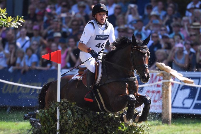 Germanys Michael Jung rides his 2019 European Championship horse Chipmunk FRH in Luhmuhlen, (GER) and the pair aim to make history with a hatric gold in Tokyo (JPN). FEI/ Oliver Hardt/Getty Images