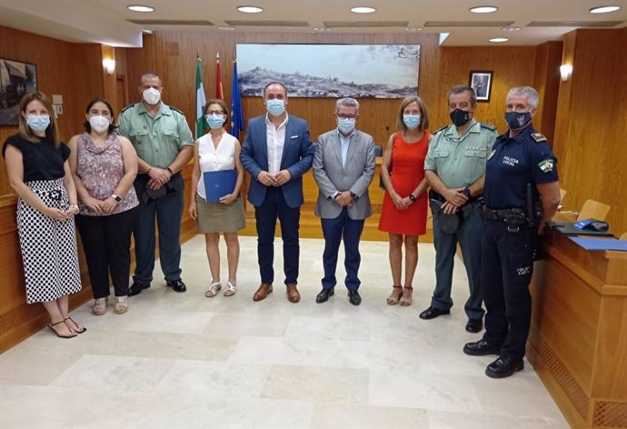 Reunión donde se ha formalizado la integración de Castilblanco de los Arroyos y Cantillana a VioGén