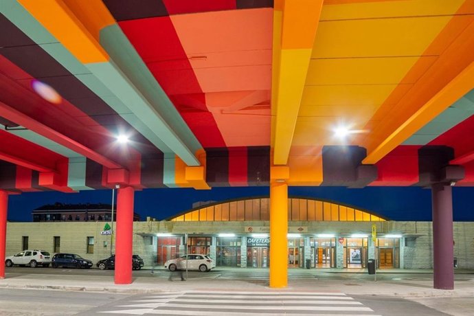 Schréder_INDU BAY_Aparcamiento Paseo de Roma Fuenlabrada .