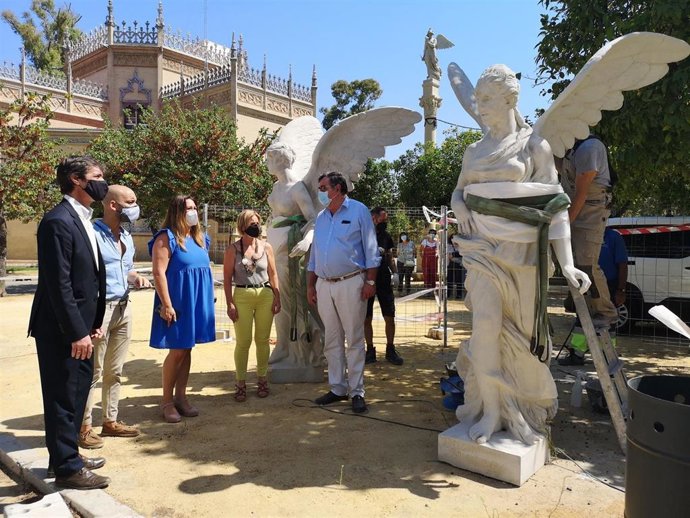 Las Victorias Aladas del Parque de María Luisa