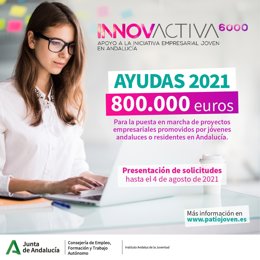 Convocatoria de ayudas del IAJ para jóvenes empresarios.