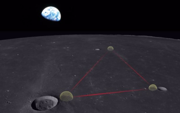 Diseño conceptual del Observatorio Lunar de Ondas Gravitacionales para Cosmología en la superficie de la luna.