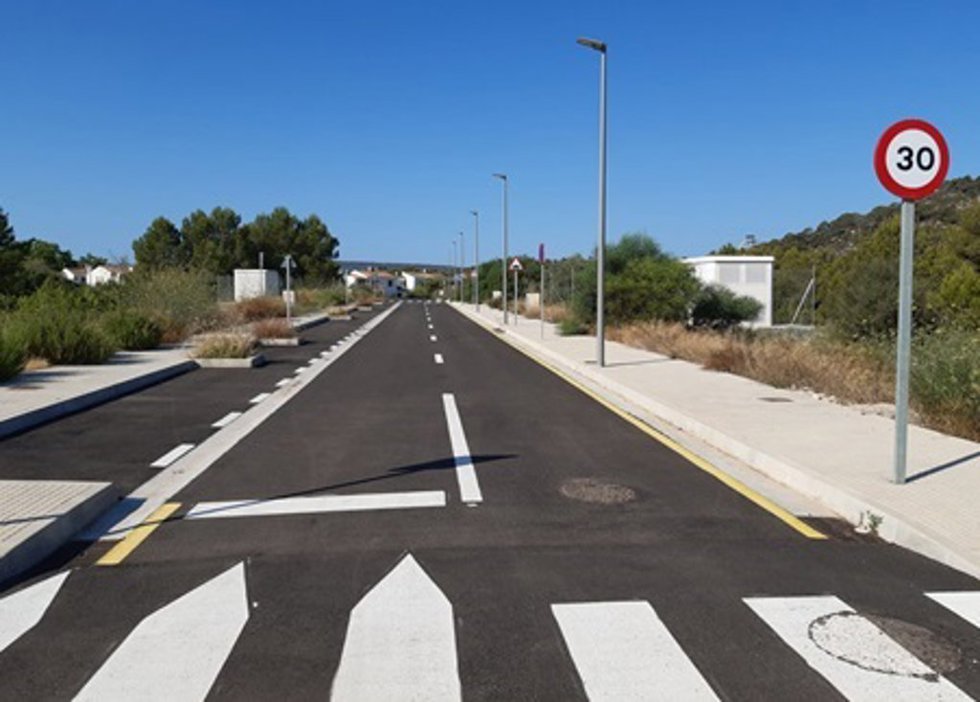Nueva línea eléctrica en Magaluf.