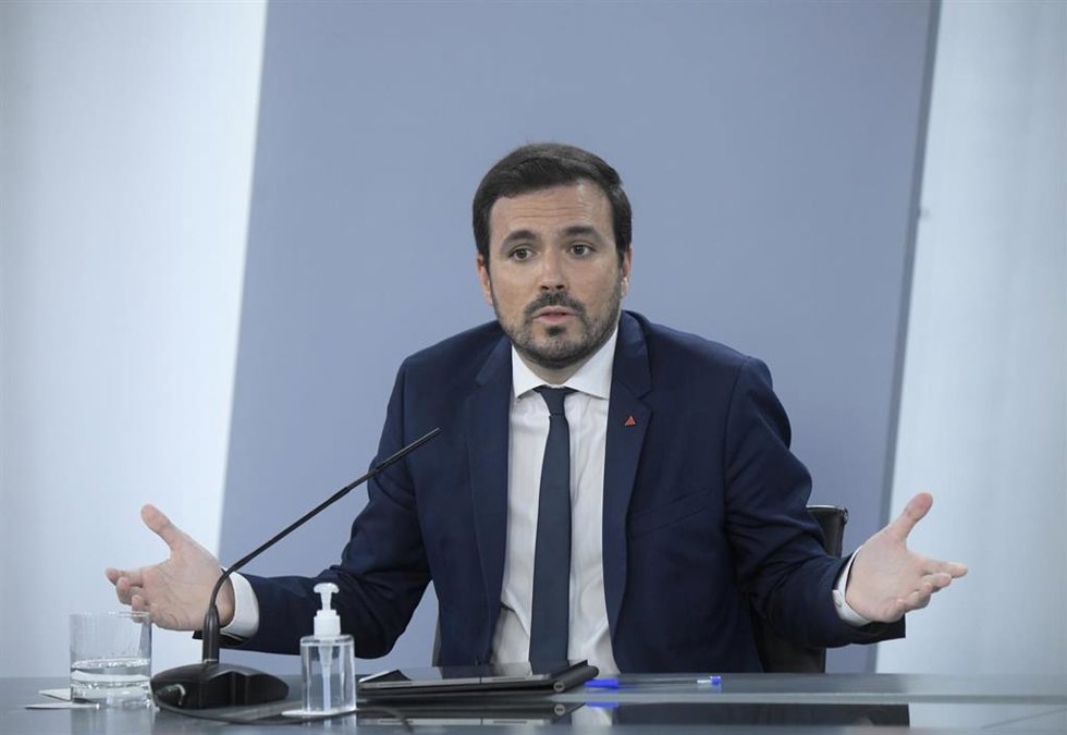 El ministro de Consumo, Alberto Garzón
