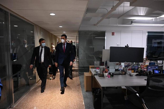 El presidente del Gobierno, Pedro Sánchez, durante su viaje oficial a Nueva York.