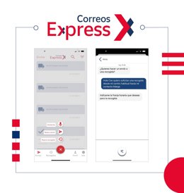 Aplicación para clientes de Correos Express