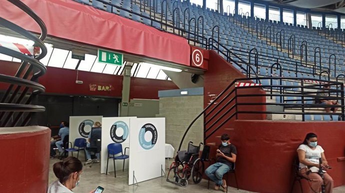 Vacunódromo de Illumbe, en San Sebastián