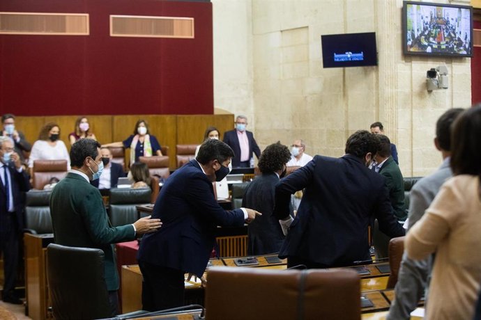 Interrupción del pleno del Parlamento por la irrupción de una rata
