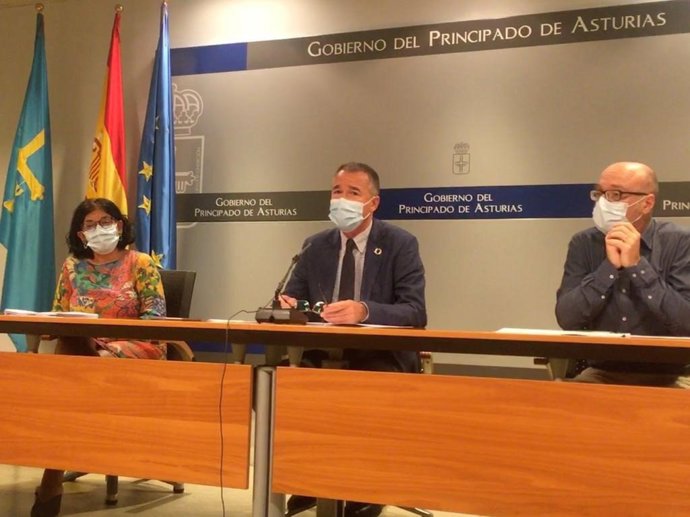 Rueda de prensa de los responsables de la Consejería de Salud