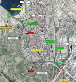 Proyecto acceso al Puerto de El Musel desde el enlace de la Peñona por el Vial de Jove.