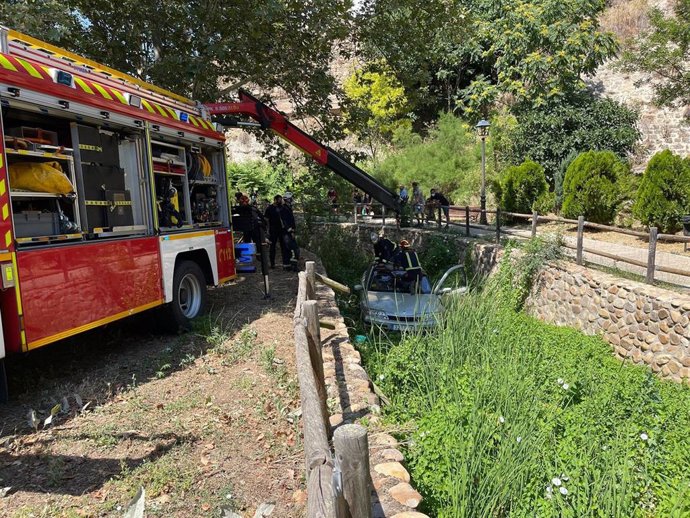 Varón en estado grave tras ser atropellado por su propio vehículo