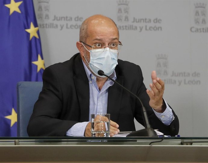 El vicepresidente de la Junta, Francisco Igea, tras el consejo de gobierno