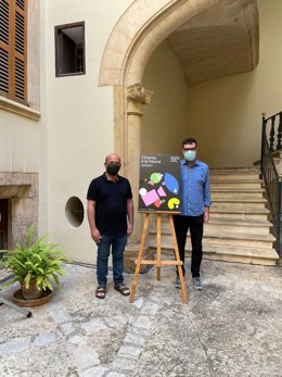 El teniente de alcalde de Cultura y Bienestar Social, Antoni Noguera, y el coordinador general de Cultura, Miquel ngel Contreras.