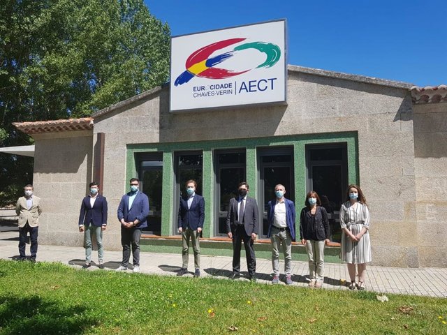 Archivo - Reunión de la AECT de la Eurorregión Galicia-Norte de Portugal, en la eurociudad de Verín (Ourense). Foto de archivo.