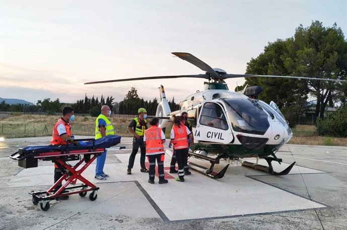 Operativo de rescate en Art del excursionista herido