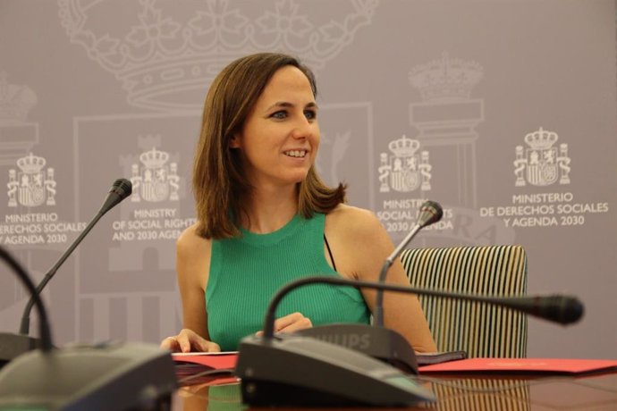 La ministra de Derechos Sociales y Agenda 2030, Ione Belarra.