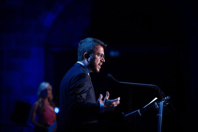 El presidente de la Generalitat, Pere Aragonès