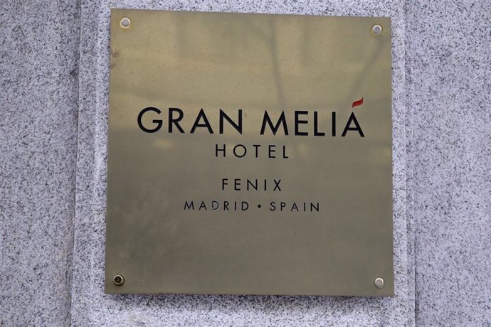 Archivo - Cartel de uno de los hoteles de la cadena Meliá Hotels ubicado en el centro de la capital. En Madrid, (España)