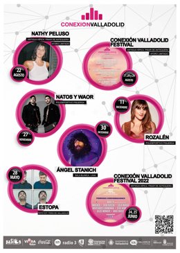 Conciertos anunciados por Pasión Eventos para los próximos meses.