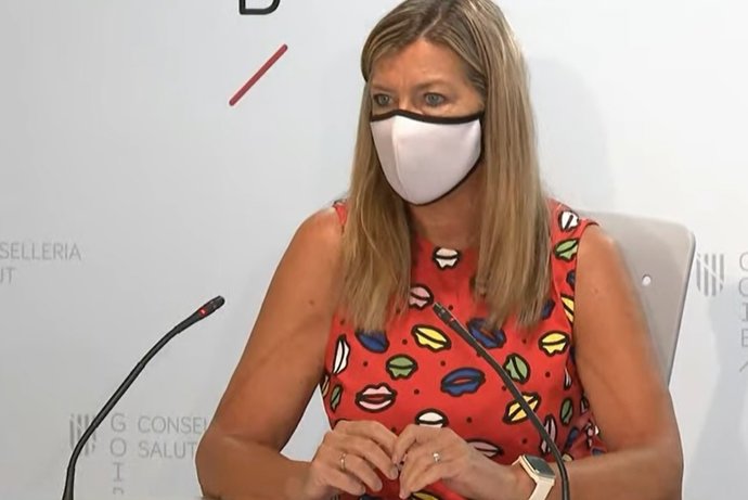 La consellera de Salud y Consumo, Patricia Gómez, en rueda de prensa.