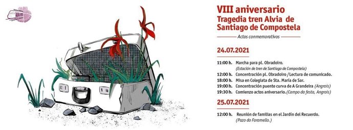 Actos por el octavo aniversario de Angrois