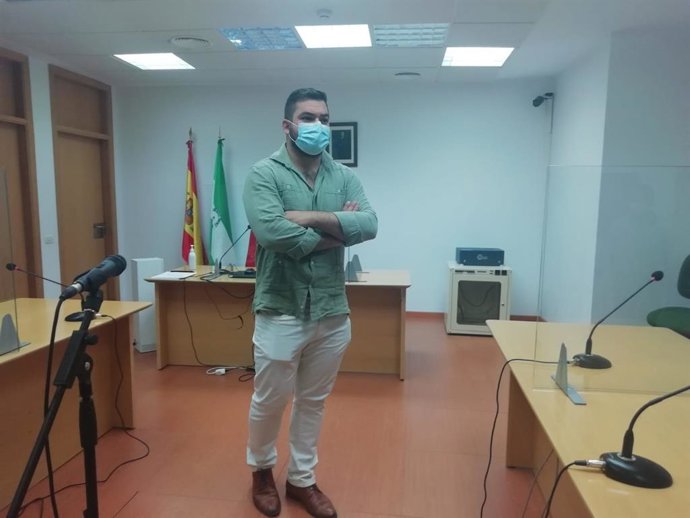 Miguel Rodríguez en los juzgados de violencia contra la mujer de Cádiz