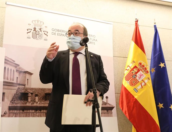 El ministro de Cultura y Deporte, Miquel Iceta