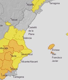 Avisos por calor activos este sábado en la Comunitat Valenciana