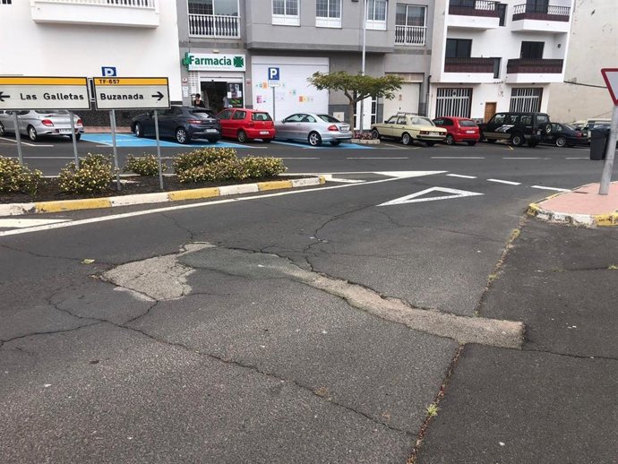 Archivo - Carretera TF-657, a su paso por San Miguel